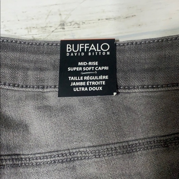 NWT Buffalo David Bitton Gray Skinny Jeans Sz. 16 - Picture 3 of 6